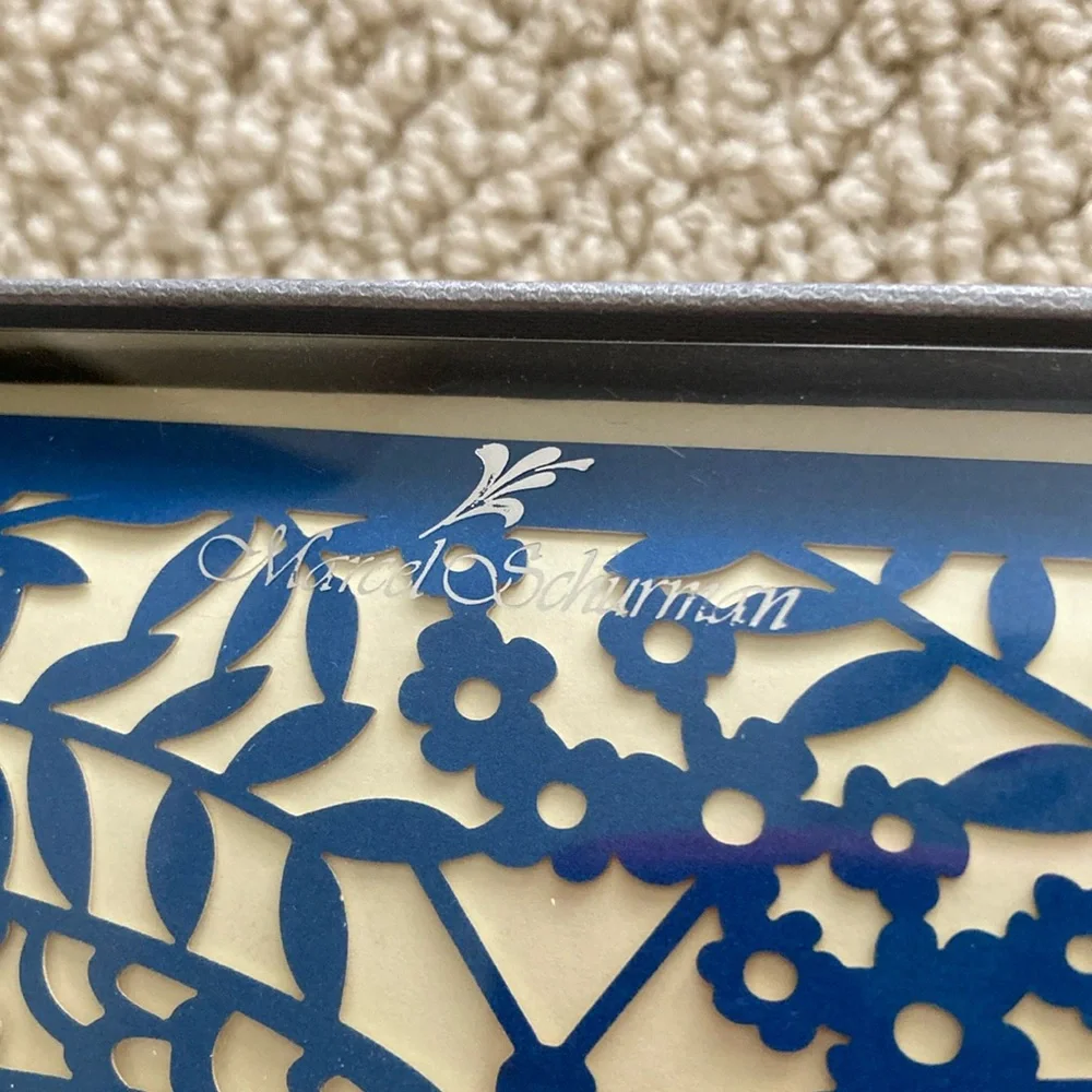 NEW Marcel Schurman Blue Butterfly Laser Cut Stationery 10 Cards 10 Envelopes - Picture 3 of 7